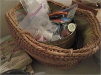 Sewing Baskets & Contents