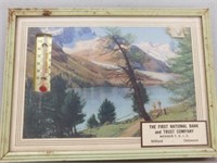 Picture: Advertising thermometer, 1st National