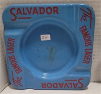 SALVADOR BREWERY TORONTO PORCELAIN BEER ASHTRAY