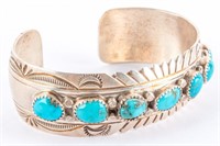Jewelry Sterling Silver Turquoise Cuff Bracelet