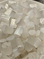 Raw Selenite Crystal Cylinder Chunks 61.6 Lbs