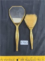 Dresser Brush & Mirror Set