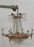 Handing chandelier - missing some finials