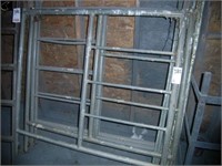 2 sections of scaffold w/ crossbars