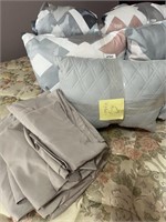 King Comforter Set, King Sheet Sets/ Throw