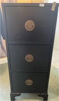 3 Drawer Wood File Cabinet