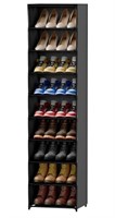 FIDUCIAL HOME 18 Pairs Shoe Cubby 9 Tiers