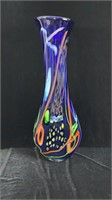 24" Venetian Murrhine Glass Vase