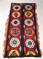 EMBROIDERED SILK SUZANI WALL HANGING