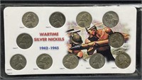 1942-45 WWII Silver Wartime Nickels Set (35%)