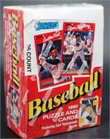 Sealed 1990 Baseball Card Box Donruss 36 Packs