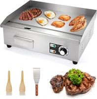 Electric Griddle Grill Commercial Countertop