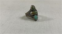 Artist Signed Native American Sterling Turquoise
