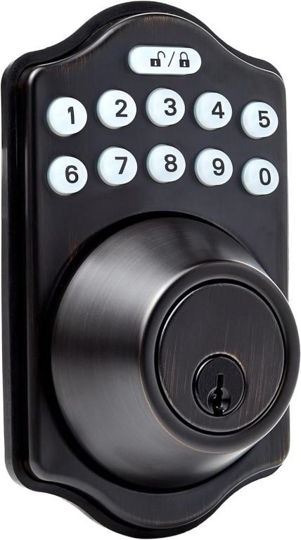 (P) Amazon Basics Electronic Keypad Deadbolt Door