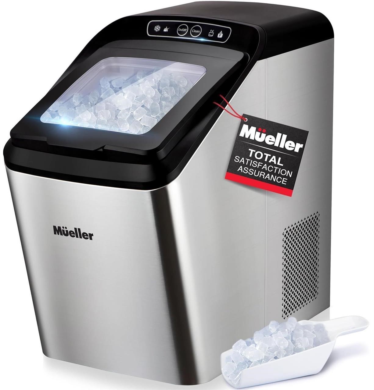 Mueller Countertop Nugget Ice Maker  30 lbs Daily