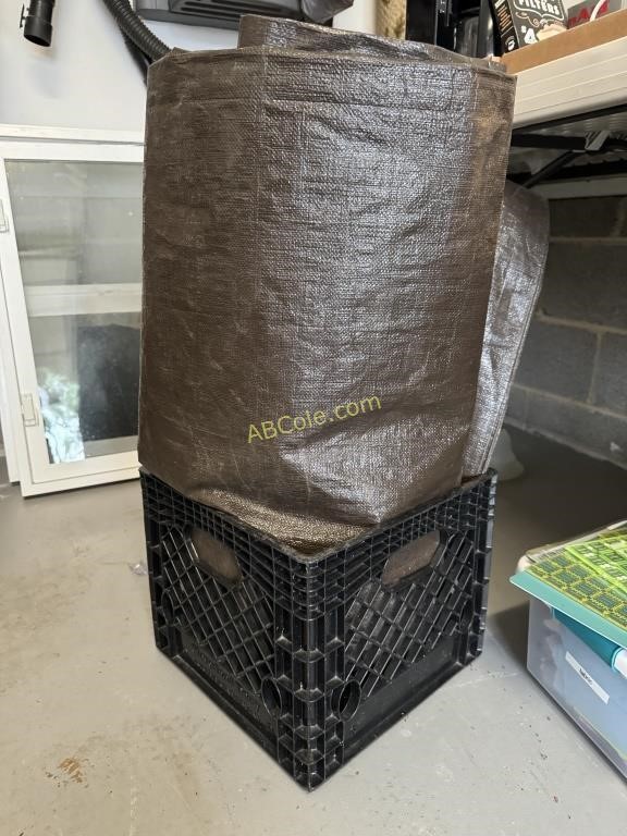 Large Tarp and Crate, Measures: 12'x16', 2 Gas