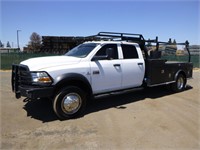 2012 Dodge 5500 Crew Cab Utility Truck