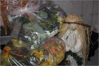 Large Selection of Plastic Flowers & Some