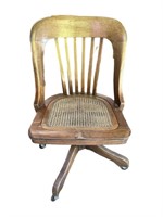 Antique Desk Chair on Rollers