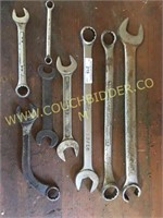 lot of assorted wrenches