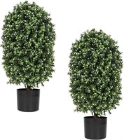 31inch 2pc Artificial Topiary Ball Plants