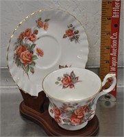 Royal Albert "Centennial Rose" cup & saucer