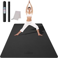 Mat 6' x 4' for Yoga, Pilates, Stretching, Cardio