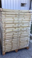 Pallet of Wood Restaurant Table Tops $6006 Retail