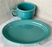 Fiesta Ware Soup Cup & Plate