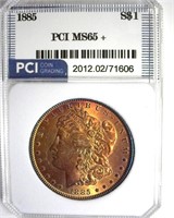 1885 Morgan PCI MS65+ Incredible Color