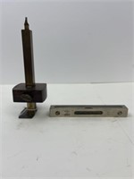 Stanley machinist’s level & early marking gauge