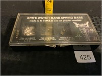 Vintage Brite Watch Band Spring Bars In Case