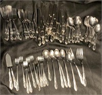100 + Pieces of "WM. A. Rogers“ Stainless Flatware