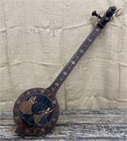 Antique Indian 4-string tenpura instrument