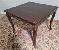 French provincial end table 30"30"24"