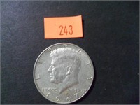 1967 40% Silver JFK Half Dollar= AU