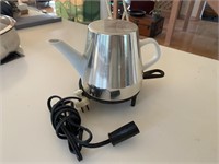 Vintage Melita Tea Pot & Electric Warmer
