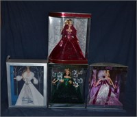 4 Barbie dolls in original boxes: 2002, '03, '04,