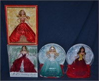 4 Barbie dolls in original boxes: 2014, '15, '16,