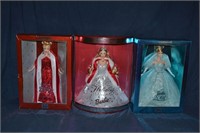 3 Barbie dolls in original boxes: 2000, '01, '01;