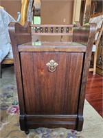 Antique Victorian Log/Coal Cabinet