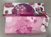 Minnie Mouse 7/8 Girl's 2pc Short Set