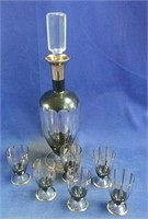 Decanter set  15" h