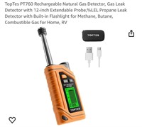 TopTes PT760 Rechargeable Natural Gas Detector