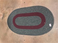 Oval area rug