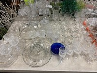 Crystal and Glass Stemware, Covered Glass Server