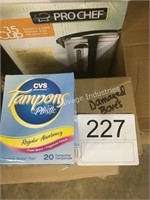 2 CTN TAMPON (DAMAGED BOXES)