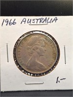 1966 Australian coin