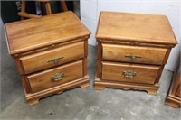 Birch Wood - Made in Quebec, Pair of Side Tables