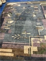Hand Knotted Tibet Rug 8x10 ft